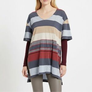 We The Free Kate Stripe Tunic Top